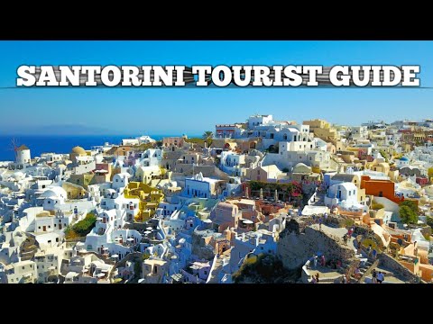 SANTORINI GREECE TOURIST REVIEW ALONG WITH RALAXING, CALM, PIANO MUSIC