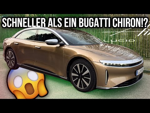 Schneller als ein Bugatti Chiron und Tesla Model S Plaid!  | 1111PS LUCID AIR | GERCollector