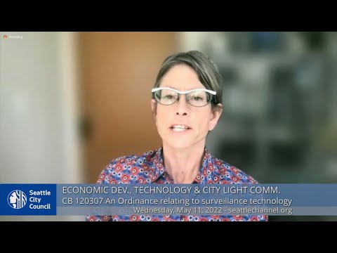 Seattle City Council Economic Development, Technology & City Light Committee 5/11/22