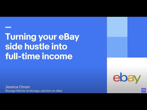 Seller led: Turning your eBay side hustle into full-time income