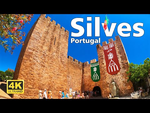 Silves, Portugal - Walking Tour (4K Ultra HD)