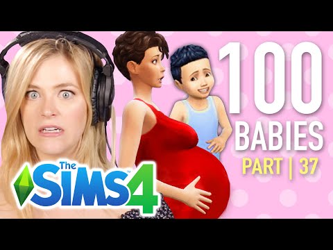 Single Girl Tries The 100 Baby Challenge In The Sims 4 | Part 37