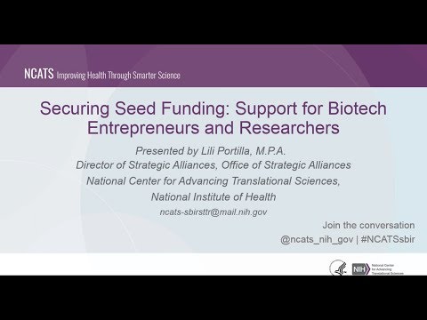 Support for Biotech Entrepreneurs and Researchers (with robust Q&A)
