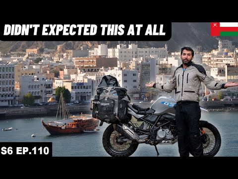 Surprising First IMPRESSIONS OF MUSCAT EP.110 | MIDDLE EAST Motorcycle Tour