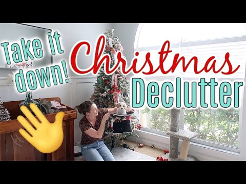TAKING DOWN CHRISTMAS MOTIVATION | DECLUTTER WITH ME AFTER CHRISTMAS
