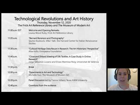 Technological Revolutions and Art History, Part Two: Panel Discussion moderated by Tianna Uchacz