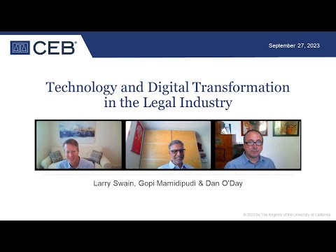 Technology and Digital Transformation in the Legal Industry