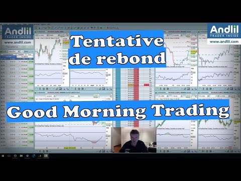 Tentative de rebond en bourse Good Morning Trading Benoist