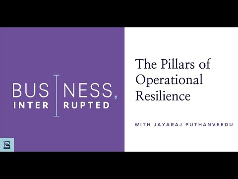 The Pillars of Operational Resilience with Jayaraj Puthanveedu - Business, Interrupted