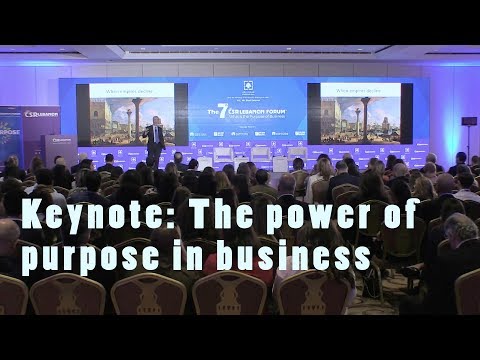 The power of purpose in business - keynote