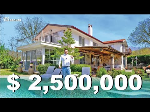 Touring $2,500,000 Mediterranean Architecture Summerhouse Villa  in Kayakoy, Fethiye