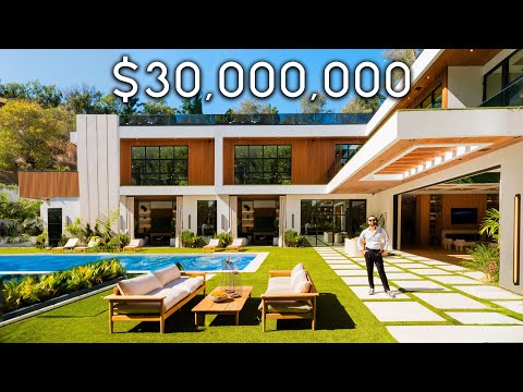 TOURING A $30,000,000 Tropical Mansion with a Jungle Backyard!