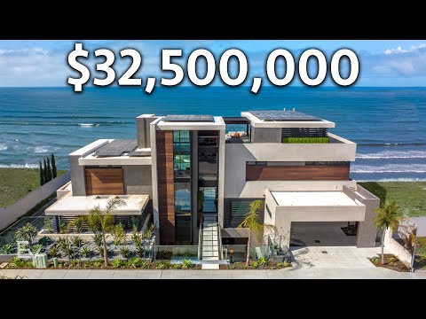 Touring a $32.5 Million Oceanfront California Modern Mansion