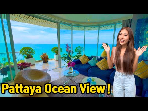 Touring a Beautiful Pattaya Beachfront Ocean View Condo | 238SQM Unit, 377SQM Penthouse