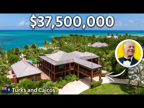 Touring Bruce Willis's $37,500,000 Private Island Mansion!