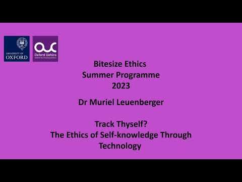 Track Thyself? The Ethics of Self-knowledge Through Technology