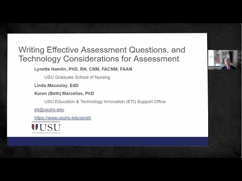 TwT Brown Bag - Writing Effective Assessment Questions & Technology Considerations - August 2022