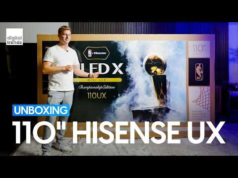 Unboxing a GIANT | The 110-Inch Hisense UX Championship Edition!