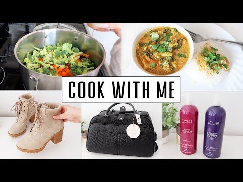 VLOG - Cook With Me, Tampons & Shopping Finds!