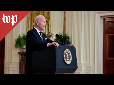 WATCH LIVE | Biden delivers remarks on Russian assault on Ukraine