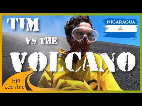 We go VOLCANO BOARDING???! – [Central America E19] Moto Travel Diaries