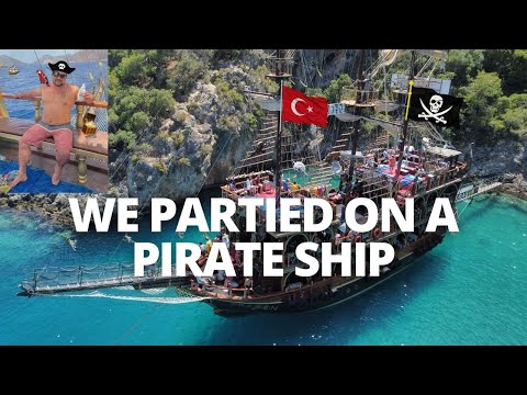 WE PARTIED ON A PIRATE SHIP in TURKEY  | Ölüdeniz, Fethiye