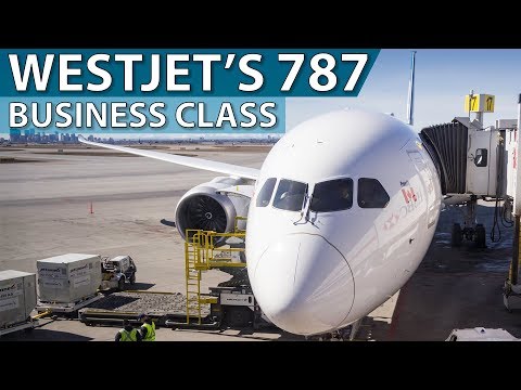 WestJet's Brand New 787 Business Class | Calgary to Toronto