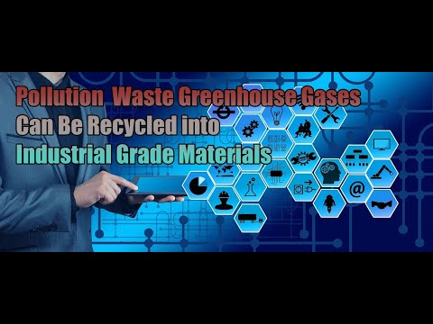 What are the best solutions and technologies to recycle pollution, waste, and gases to materials?