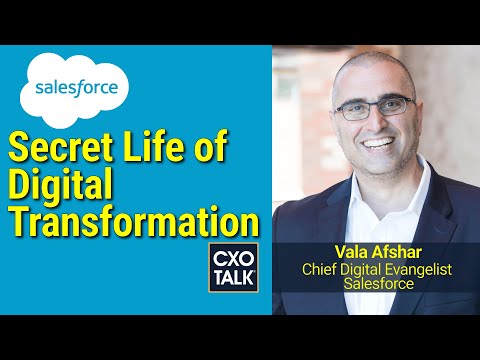 What is Digital Transformation? With Vala Afshar, Salesforce (CXOTalk #770)