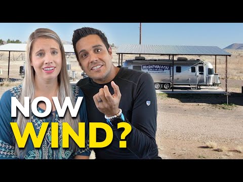 WINDSTORM IN AN AIRSTREAM?  // A crazy Marfa TX weekend